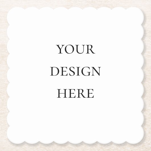 Personaliseren of aanpassen kartonnen onderzetters (Voorkant)