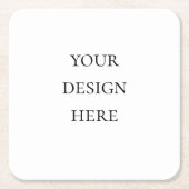 Personaliseren of aanpassen kartonnen onderzetters (Voorkant)