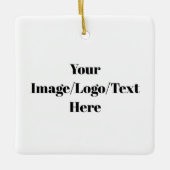 Personaliseren of aanpassen keramisch ornament (Voorkant)