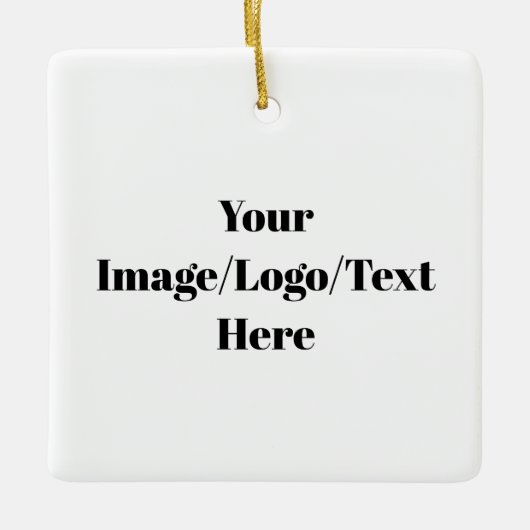 Personaliseren of aanpassen keramisch ornament (Voorkant)