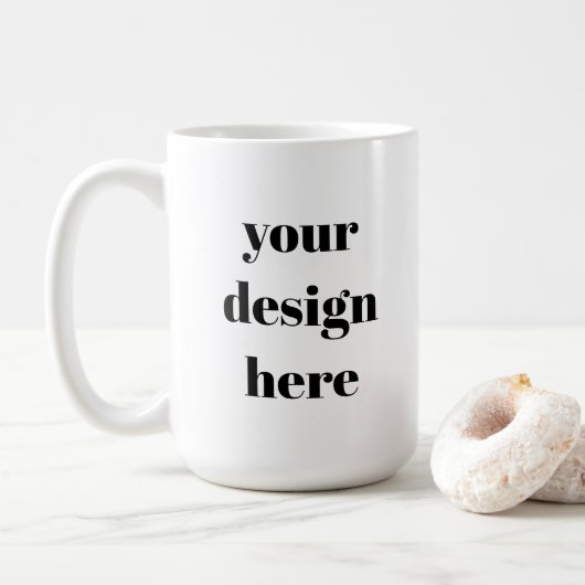 Personaliseren of aanpassen koffiemok (Met donut)