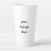 Personaliseren of aanpassen latte mok (Voorkant)