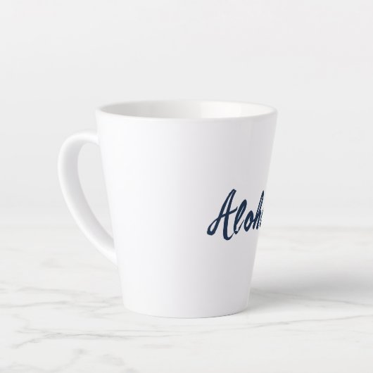 Personaliseren of aanpassen latte mok (Linkerhoek)