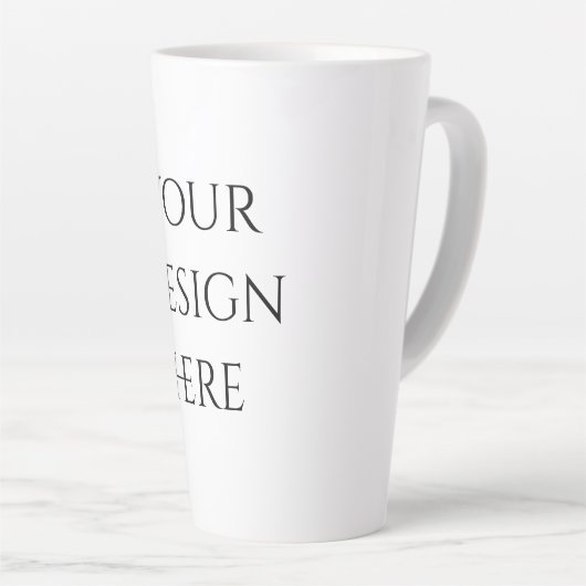 Personaliseren of Aanpassen Latte Mok (Rechterhoek)