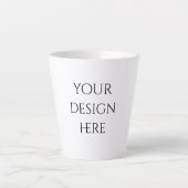 Personaliseren of Aanpassen Latte Mok (Voorkant)