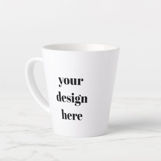 Personaliseren of aanpassen latte mok (Linkerhoek)