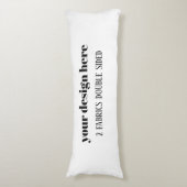 Personaliseren of aanpassen lichaamskussen (Voorkant Verticaal)