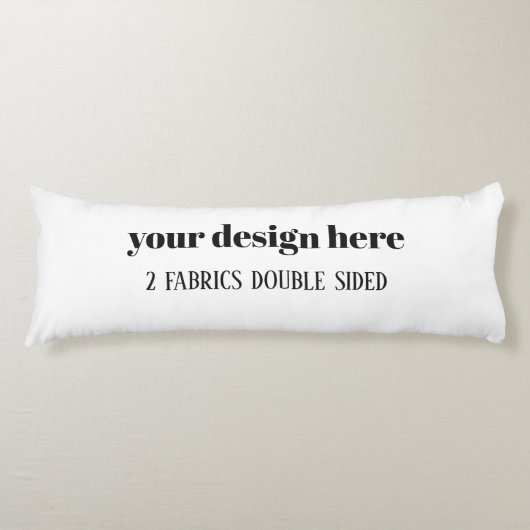 Personaliseren of aanpassen lichaamskussen (Voorkant)