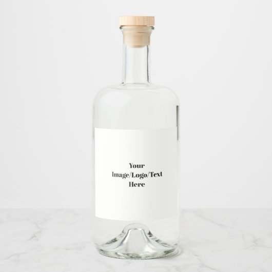 Personaliseren of aanpassen likeurfles etiket (Voorkant)