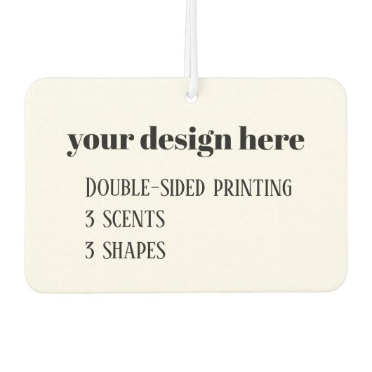 Personaliseren of aanpassen luchtverfrisser (Voorkant)