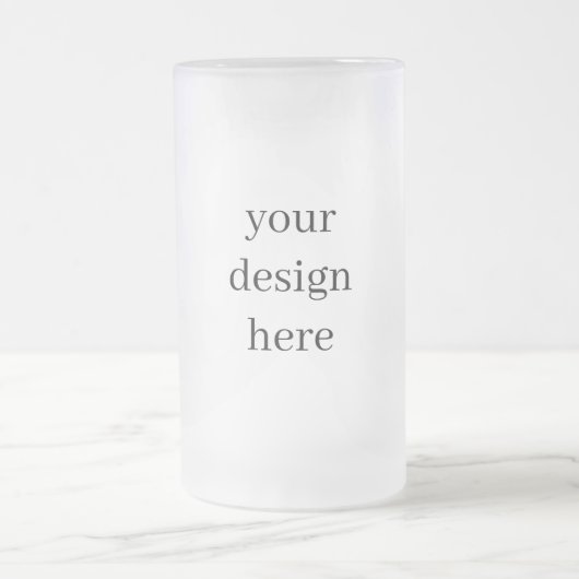 Personaliseren of aanpassen matglas bierpul (Center)