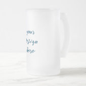 Personaliseren of aanpassen matglas bierpul (Voorkant rechts)