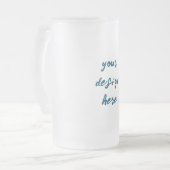 Personaliseren of aanpassen matglas bierpul (Voorkant links)