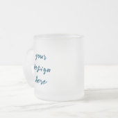 Personaliseren of aanpassen matglas koffiemok (Voorkant links)