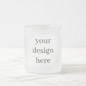 Personaliseren of aanpassen matglas koffiemok (Center)