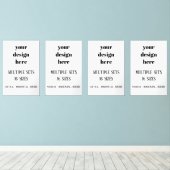 Personaliseren of aanpassen muurkunst sets (Houten vloer)