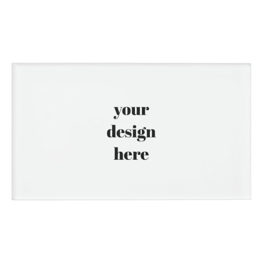 Personaliseren of aanpassen naambadge (Voorkant)