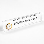 Personaliseren of aanpassen naambordje