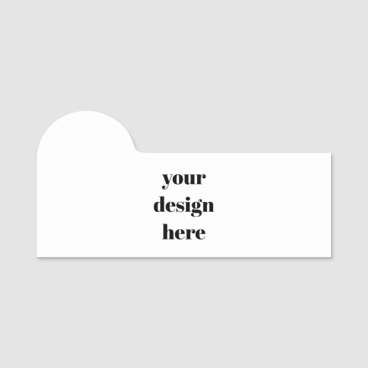 Personaliseren of aanpassen naamplaatje (Voorkant)