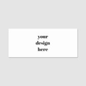 Personaliseren of aanpassen naamplaatje (Voorkant)