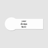 Personaliseren of aanpassen naamplaatje (Voorkant)