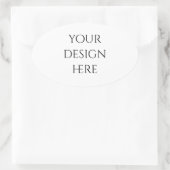 Personaliseren of aanpassen ovale sticker (Tas)