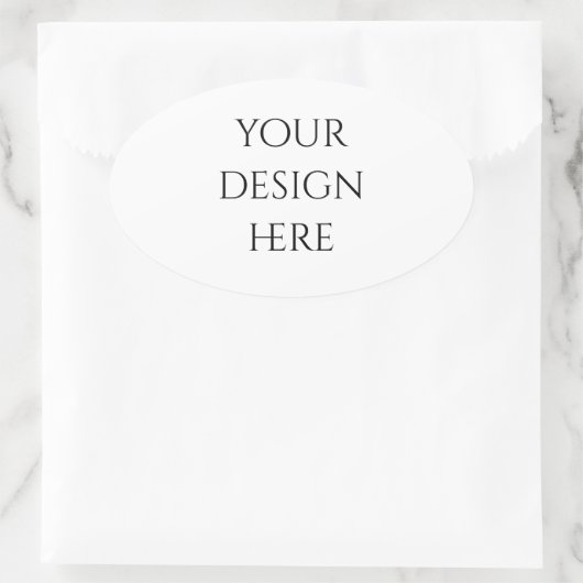 Personaliseren of aanpassen ovale sticker (Tas)