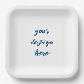 Personaliseren of aanpassen papieren bordje (Voorkant)