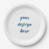 Personaliseren of aanpassen papieren bordje (Voorkant)