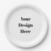 Personaliseren of aanpassen papieren bordje (Voorkant)