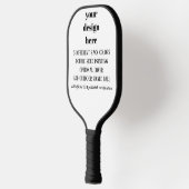 Personaliseren of aanpassen pickleball paddle (Links)