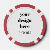 Personaliseren of aanpassen poker chips (Achterkant)