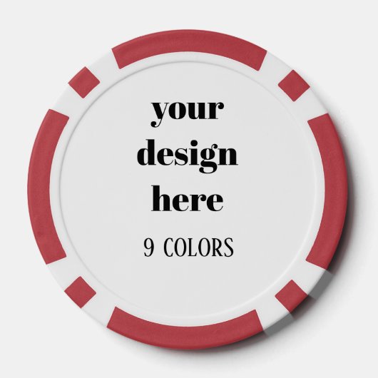 Personaliseren of aanpassen poker chips (Achterkant)