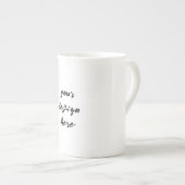 Personaliseren of aanpassen porselein kop (Voorkant rechts)