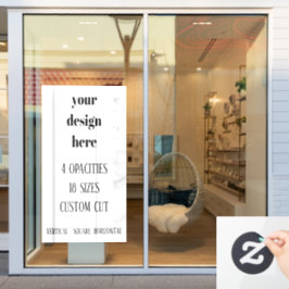 Personaliseren of aanpassen raamsticker