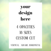 Personaliseren of aanpassen raamsticker (Vel 3)