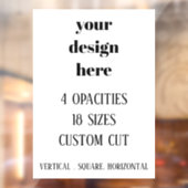 Personaliseren of aanpassen raamsticker (Vel 2)