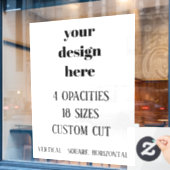 Personaliseren of aanpassen raamsticker (Cafe Raam)