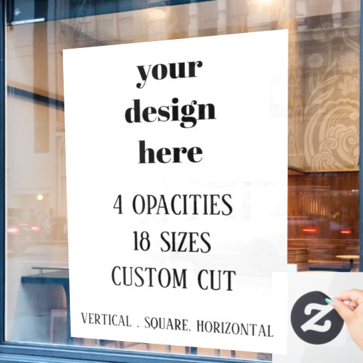 Personaliseren of aanpassen raamsticker (Cafe Raam)