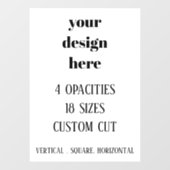 Personaliseren of aanpassen raamsticker (Vel)