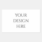 Personaliseren of aanpassen rechthoekige sticker (Voorkant)