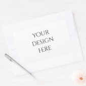 Personaliseren of aanpassen rechthoekige sticker (Envelop)