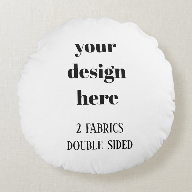 Personaliseren of aanpassen rond kussen (Voorkant)