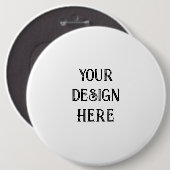 Personaliseren of aanpassen ronde button 6,0 cm (Voorkant /achterkant)