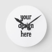 Personaliseren of aanpassen ronde klok (Voorkant)