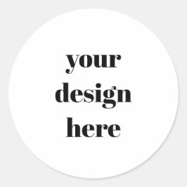 Personaliseren of aanpassen ronde sticker