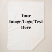 Personaliseren of aanpassen sherpa deken (Voorkant)