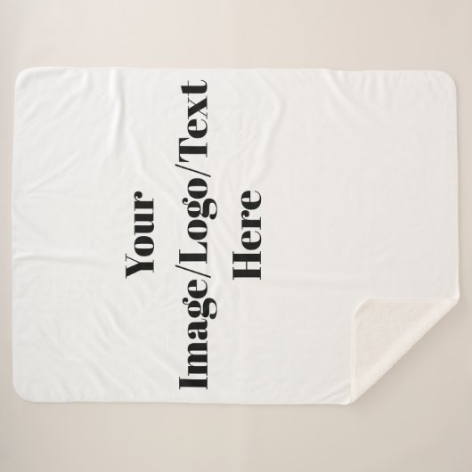 Personaliseren of aanpassen sherpa deken (Voorkant (horizontaal))