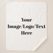 Personaliseren of aanpassen sherpa deken (Voorkant)