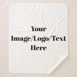 Personaliseren of aanpassen sherpa deken